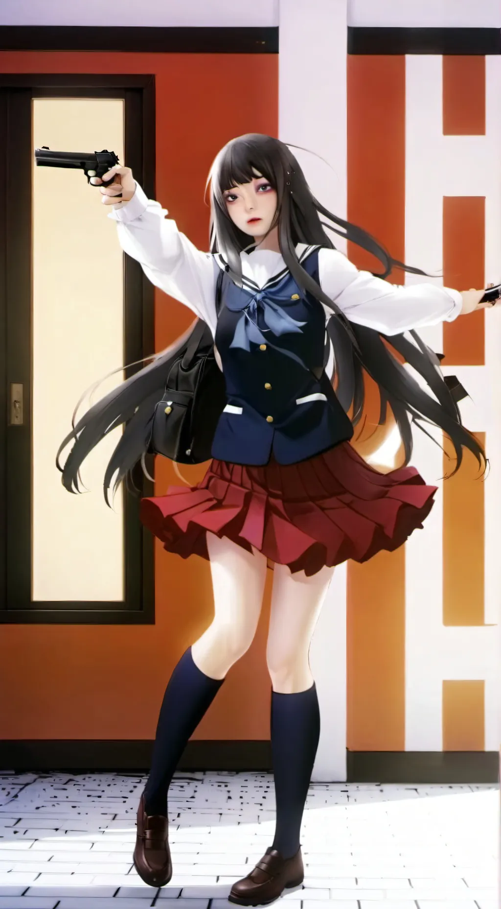 ai character: Amelia yandere background