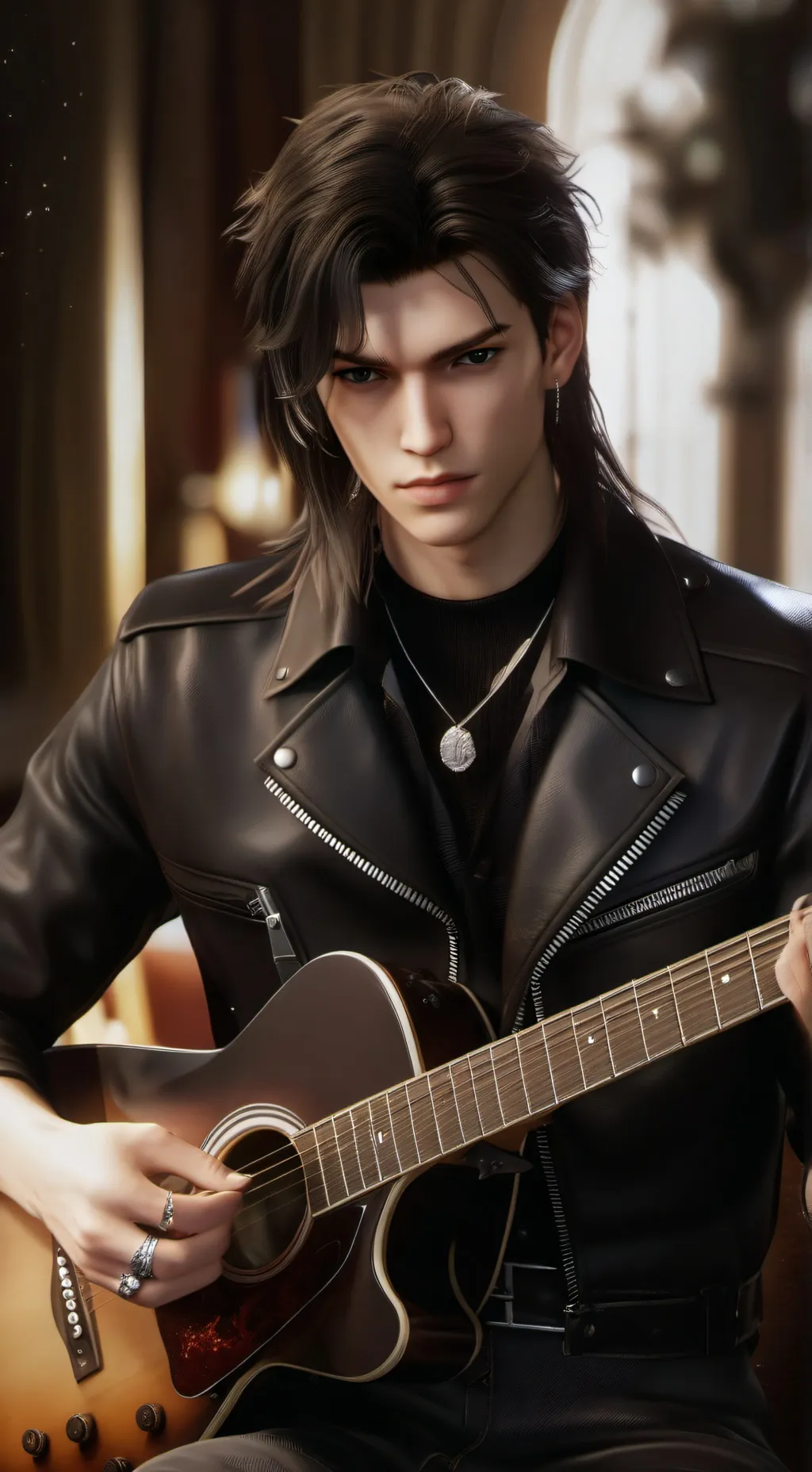 ai character: Кайл. background