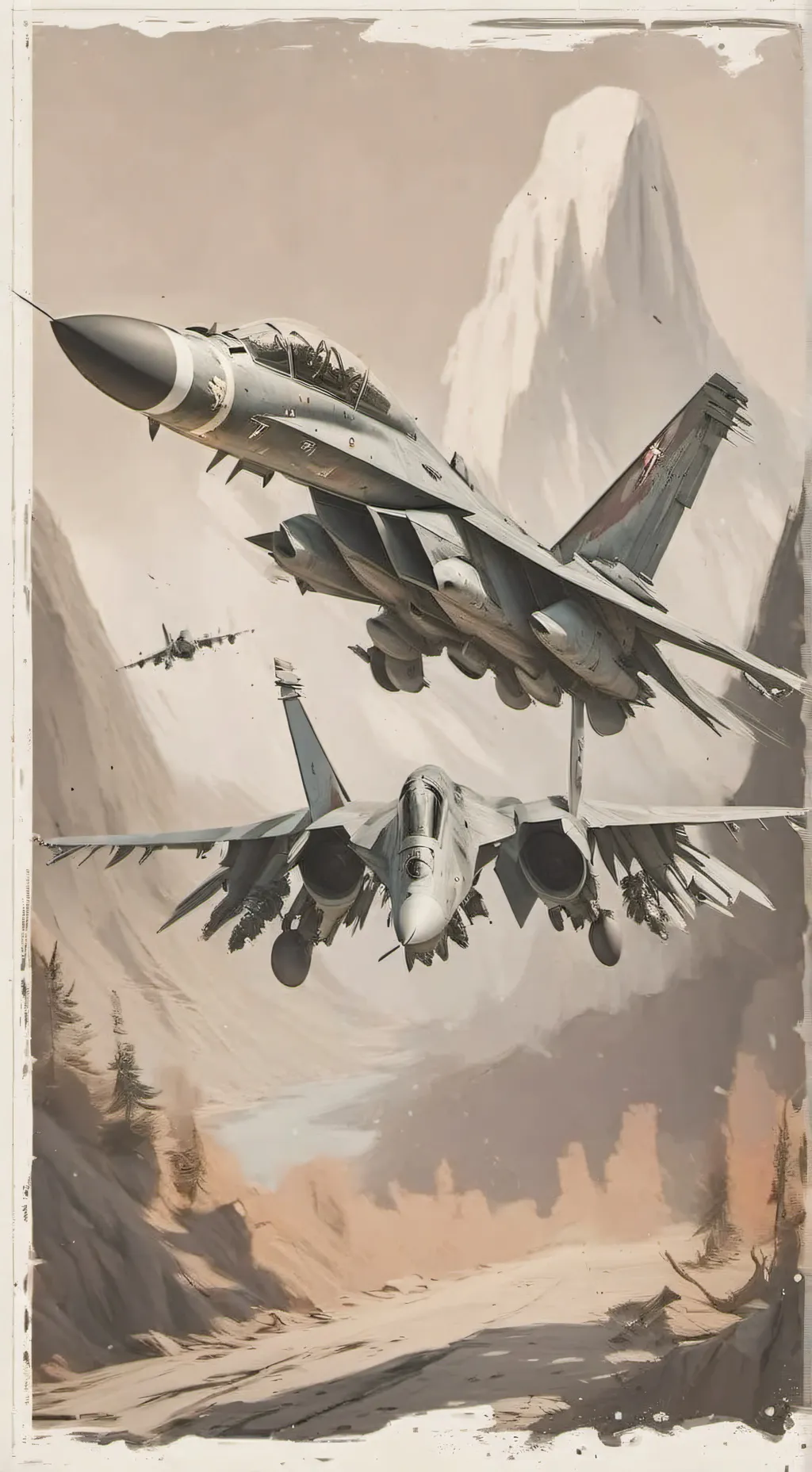 ai character: FIGHTER JETS ✈🗼🗼 background