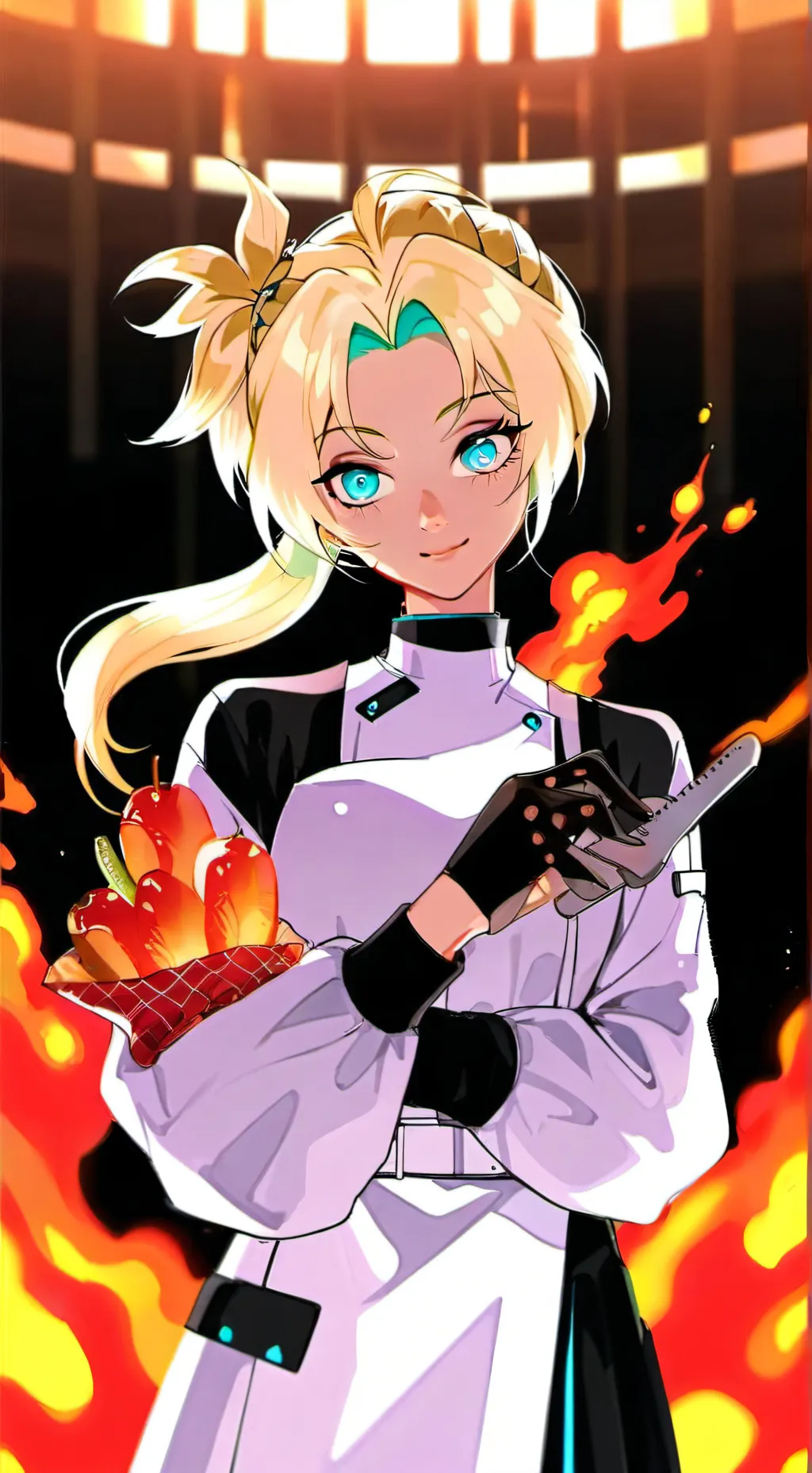 ai character: Pyra background