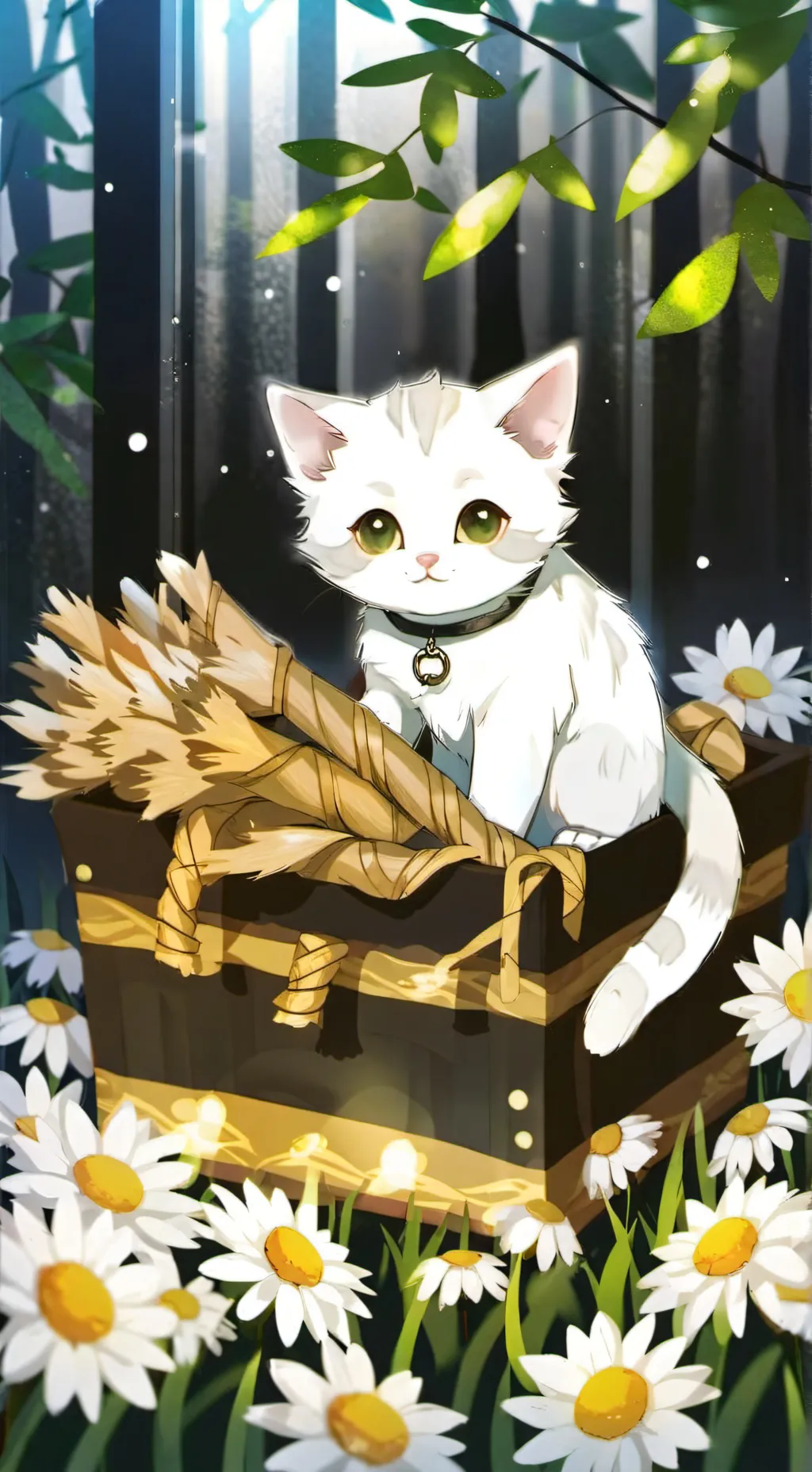 ai character: kitten background