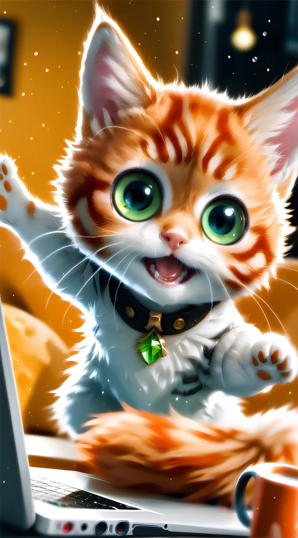 ai character: Lappy background