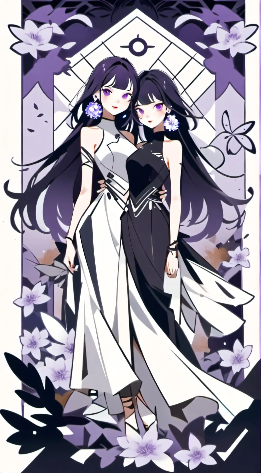 ai character: garbe girls background