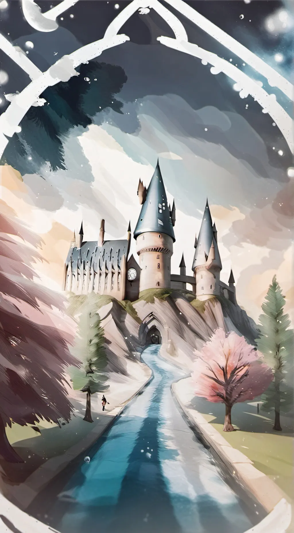 ai character: Harry PotterxMaze background
