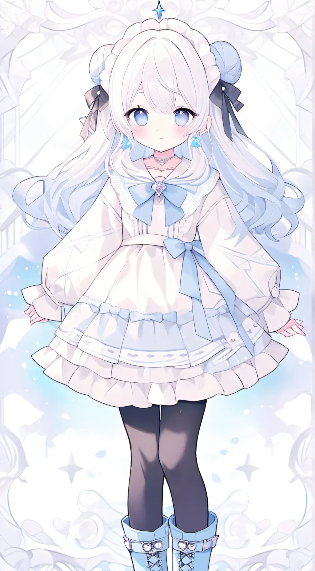 ai character: Mliky girl background