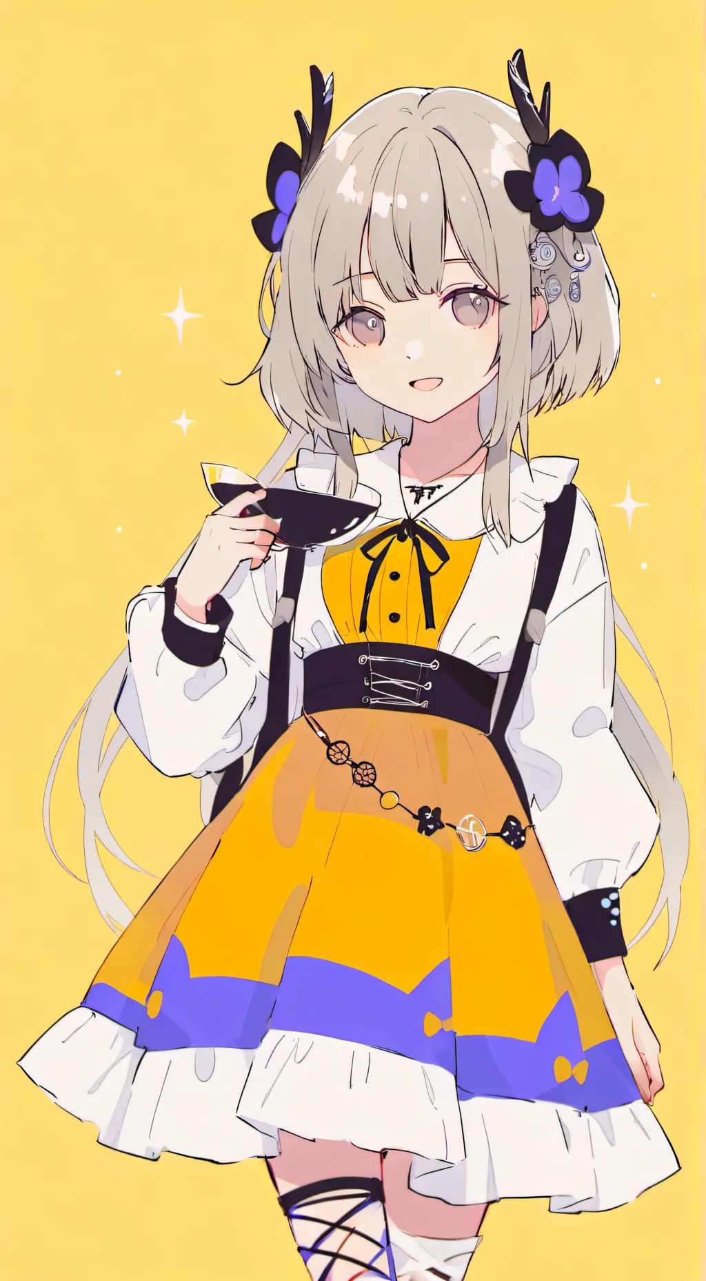 ai character: Luna background