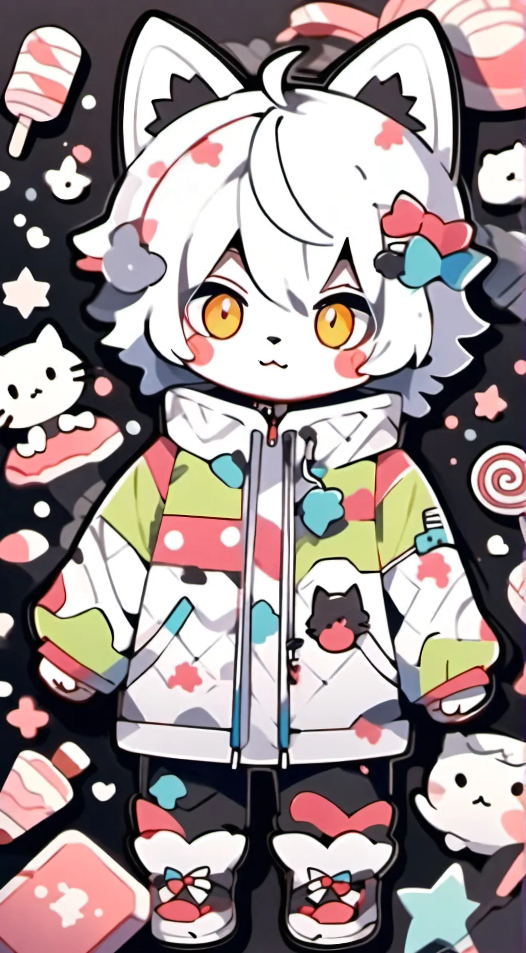 ai character: Scandy! background