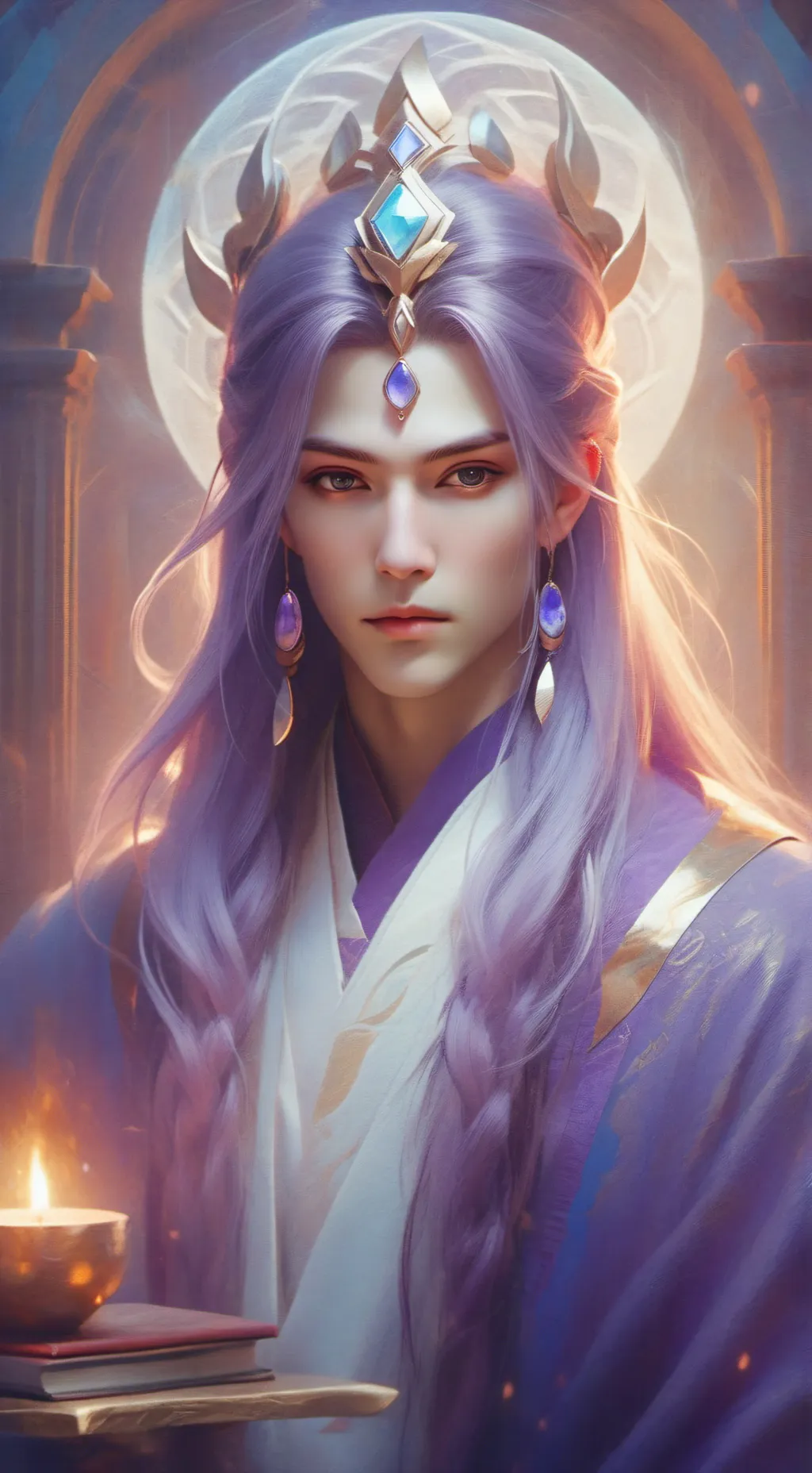 ai character: Amaranth background