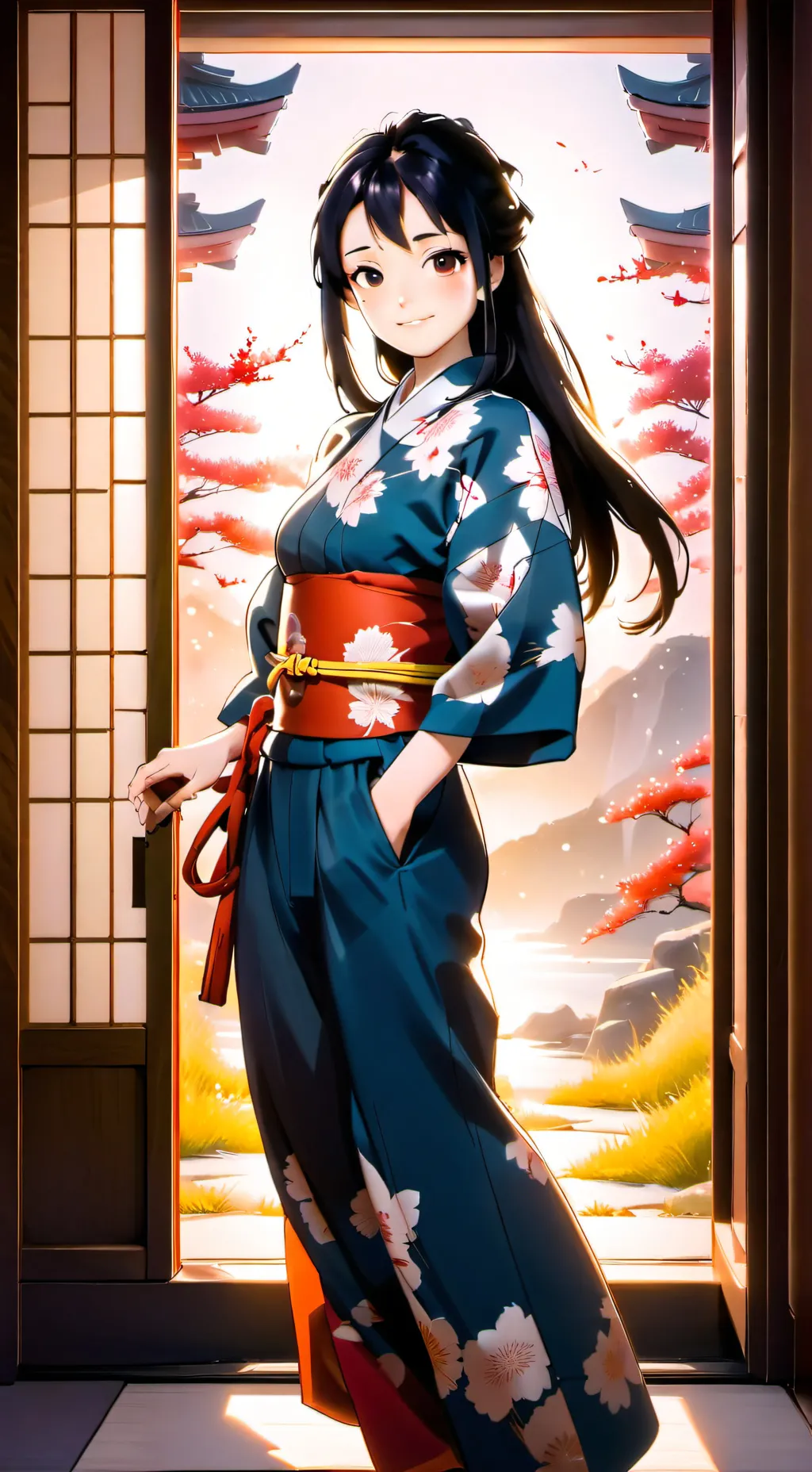 ai character: tokito te ama background