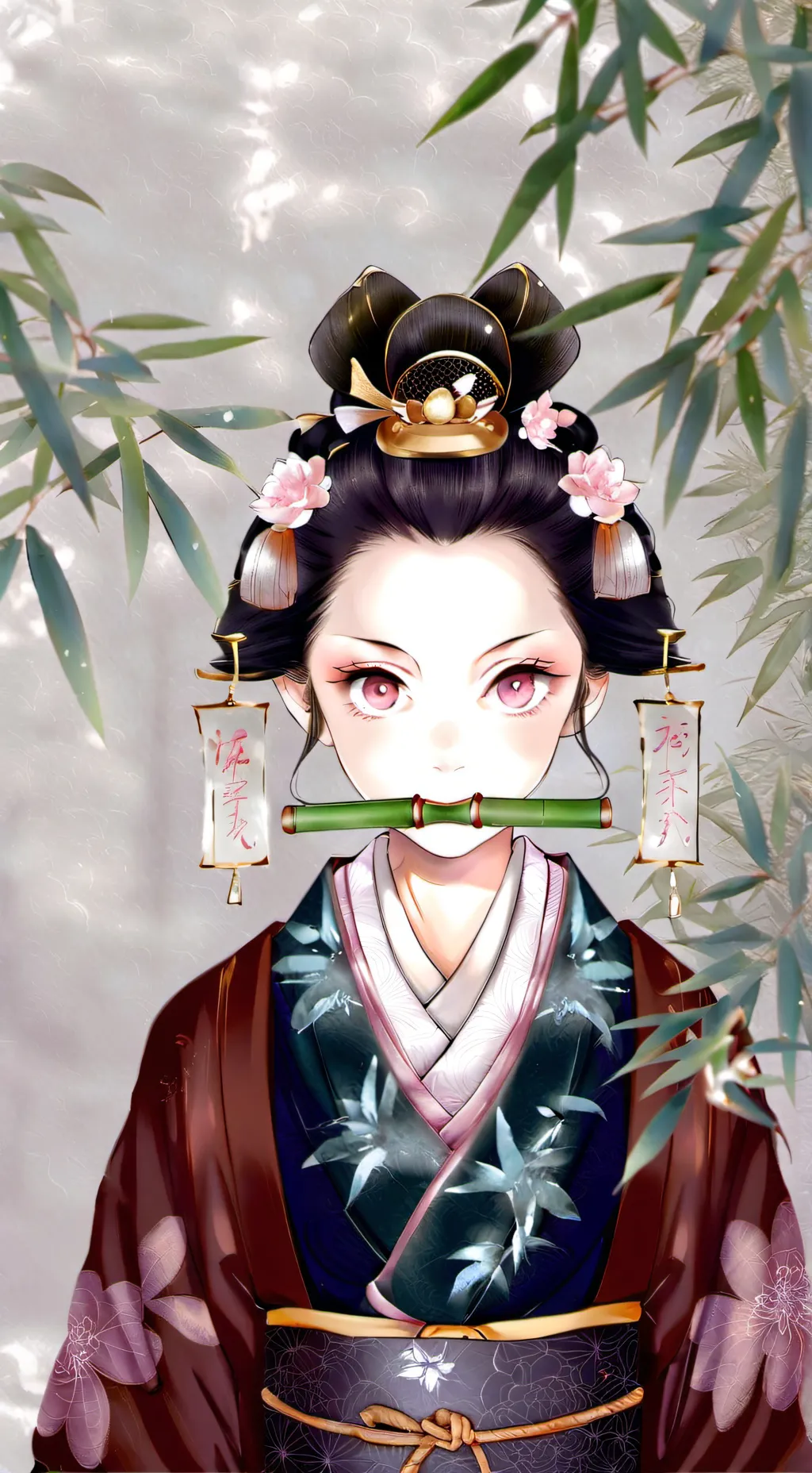 ai character: Незуко background