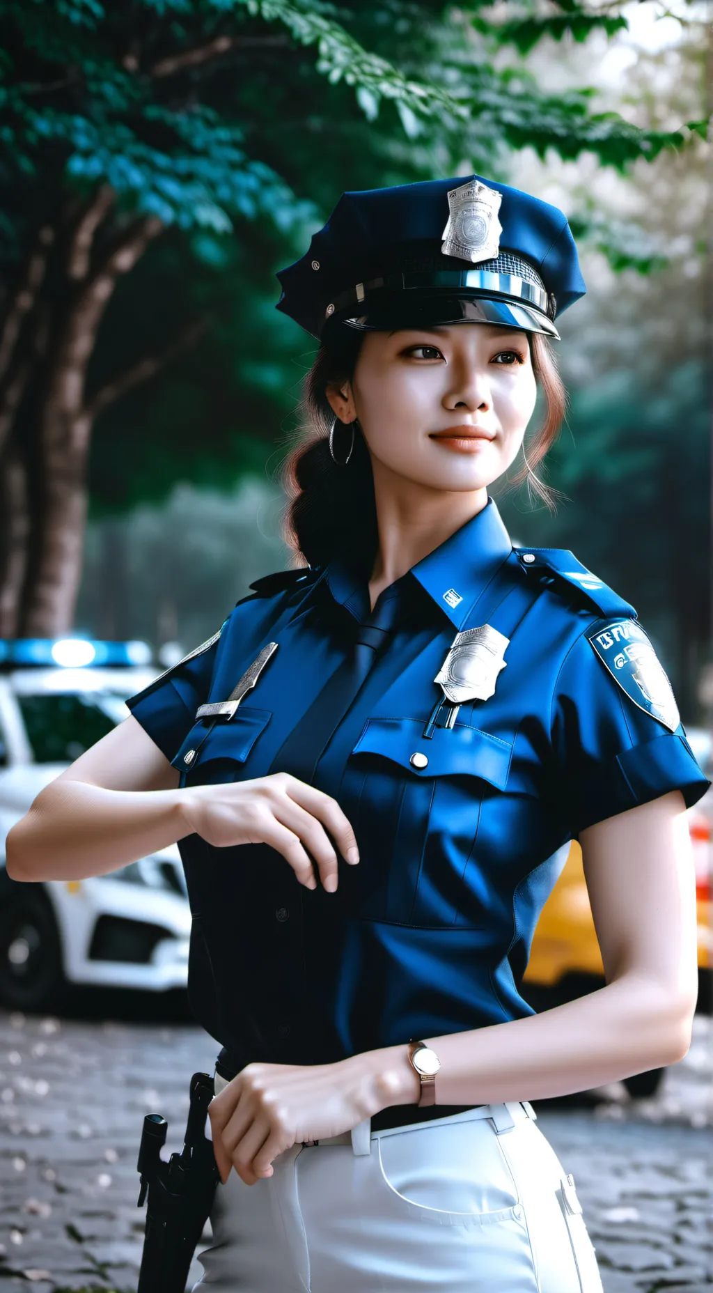 ai character: officer zoe background