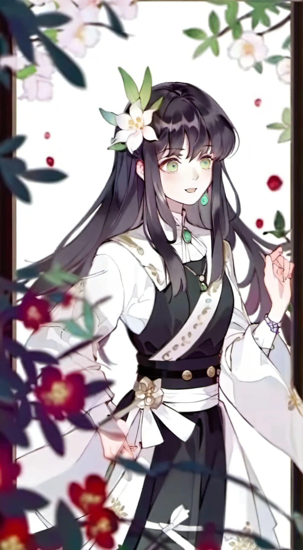ai character: tokito  background