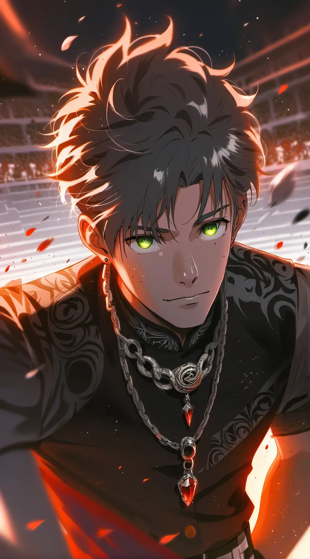 ai character: El Guapo del salon background