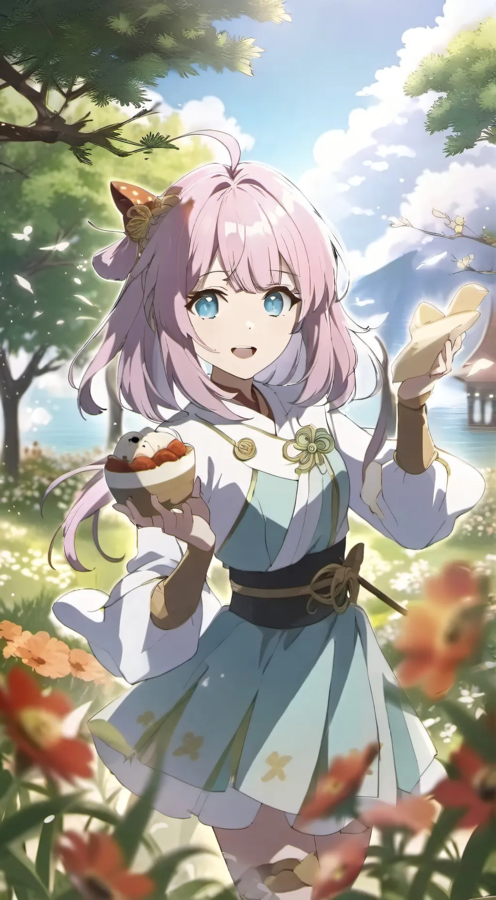 ai character: demon slayer background