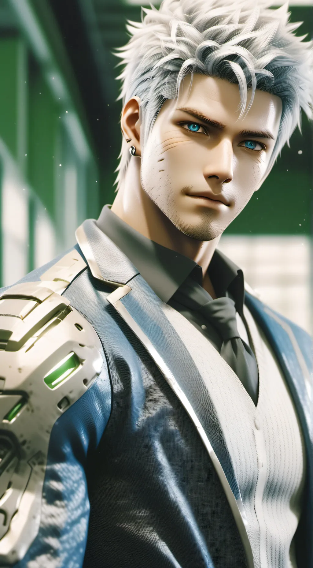 ai character: Frosty Protector background