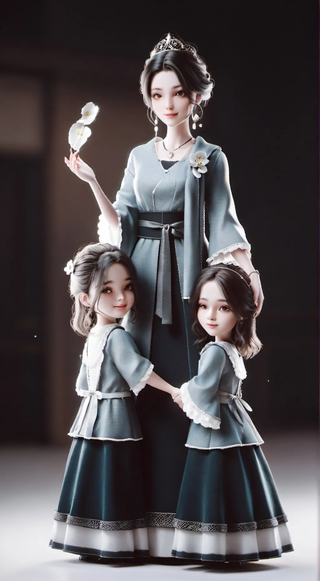 ai character: Luna background