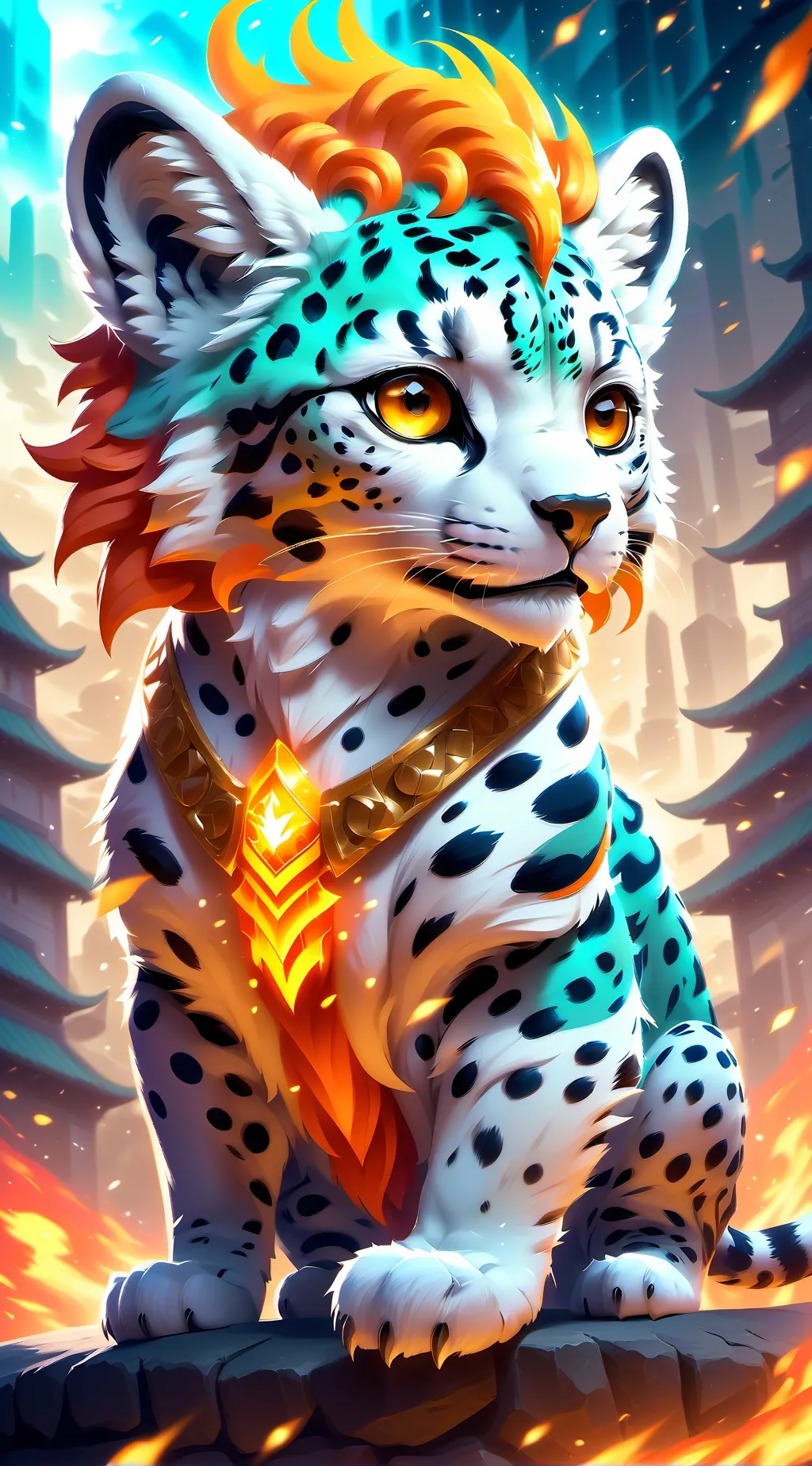 ai character: Огне-клык background
