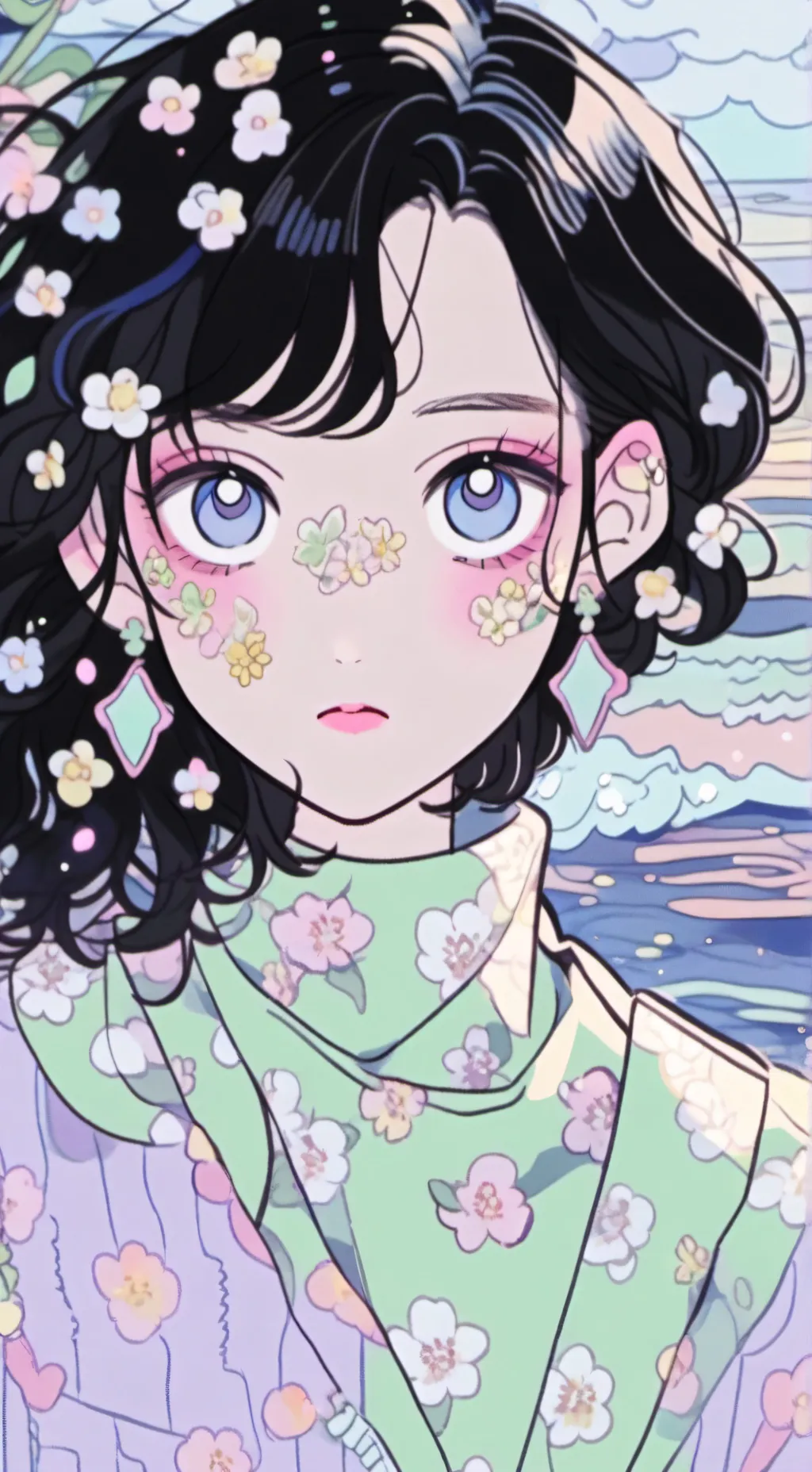 ai character: MHa valentines  background