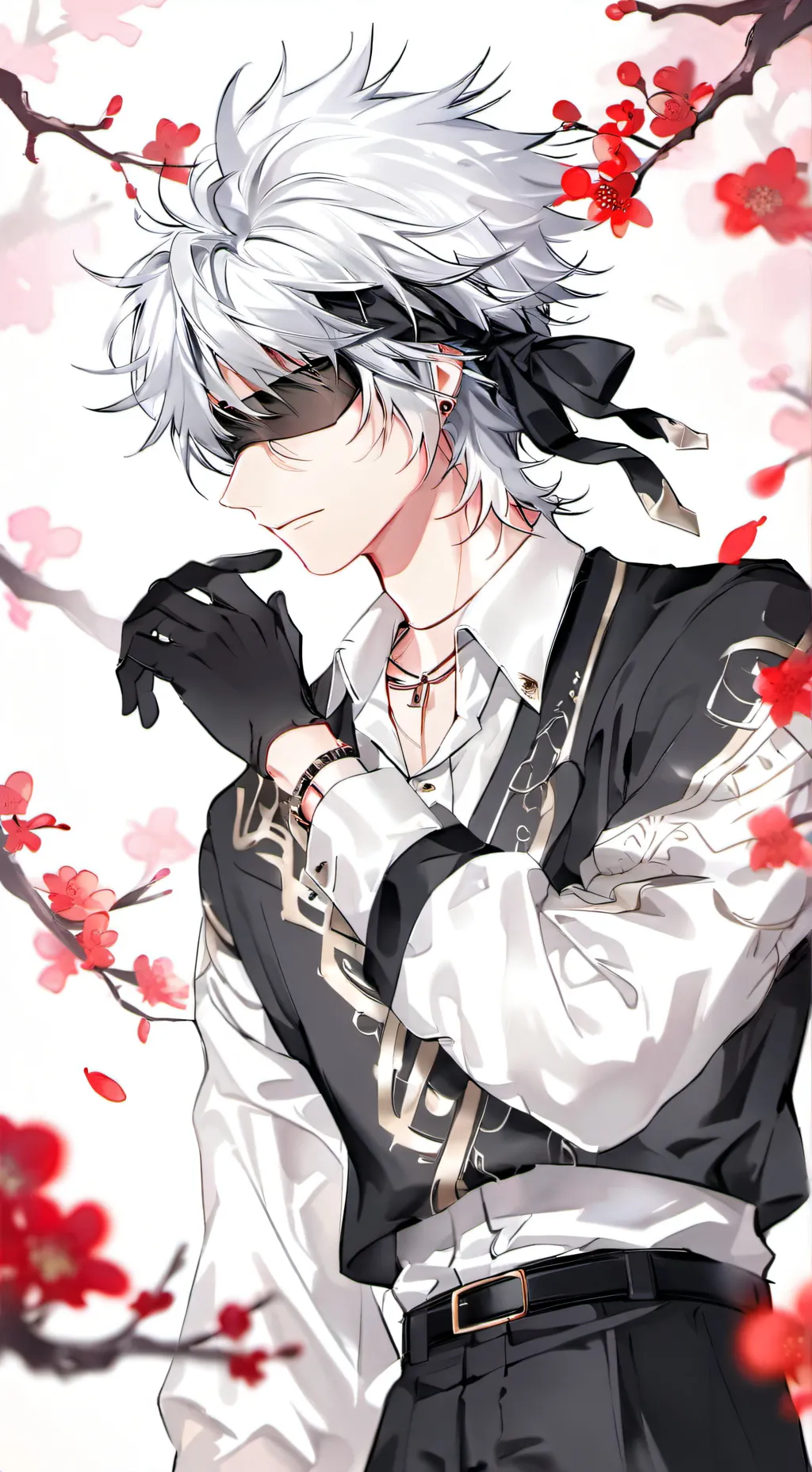 ai character: Saturo Gojo background