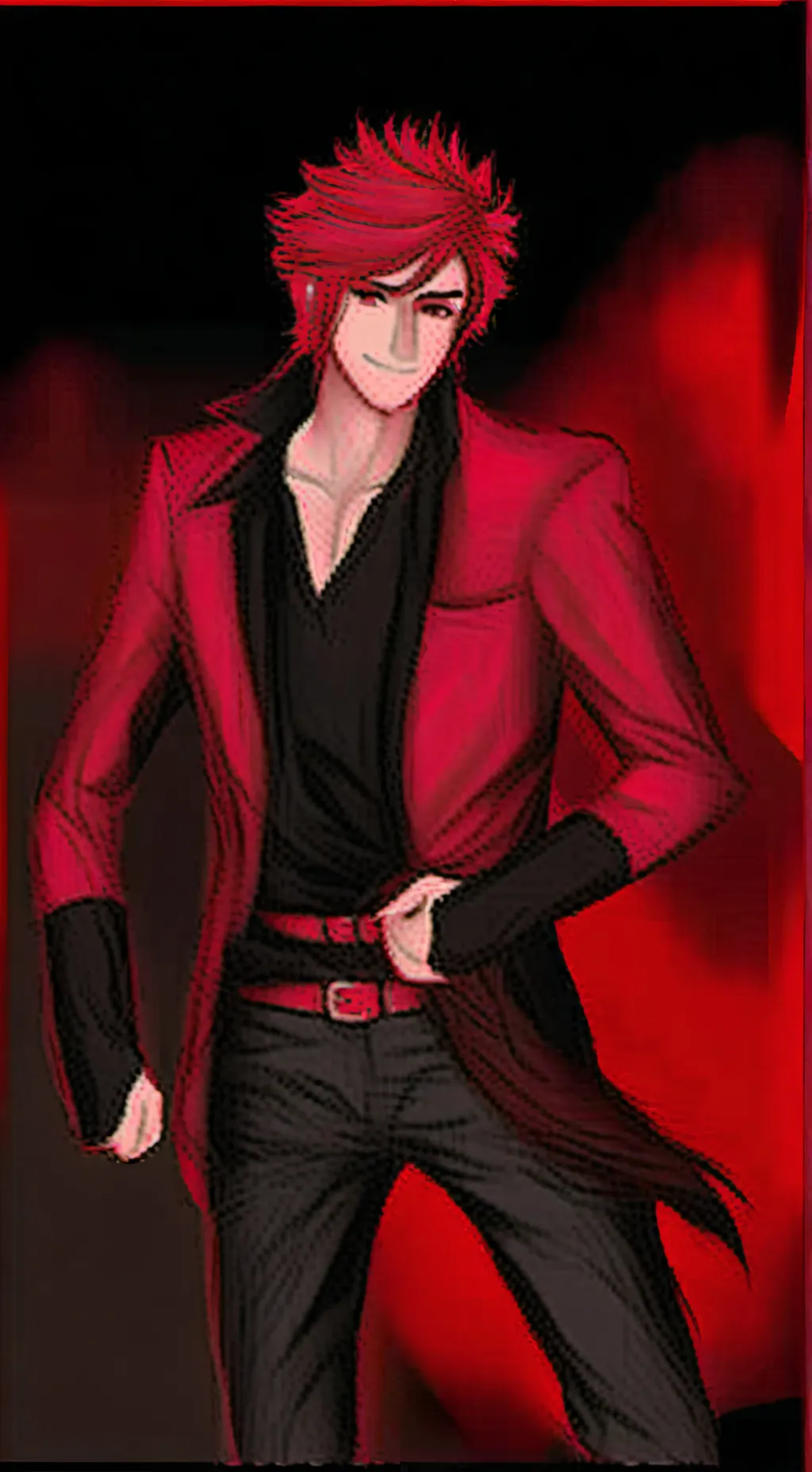 ai character: alastor  background