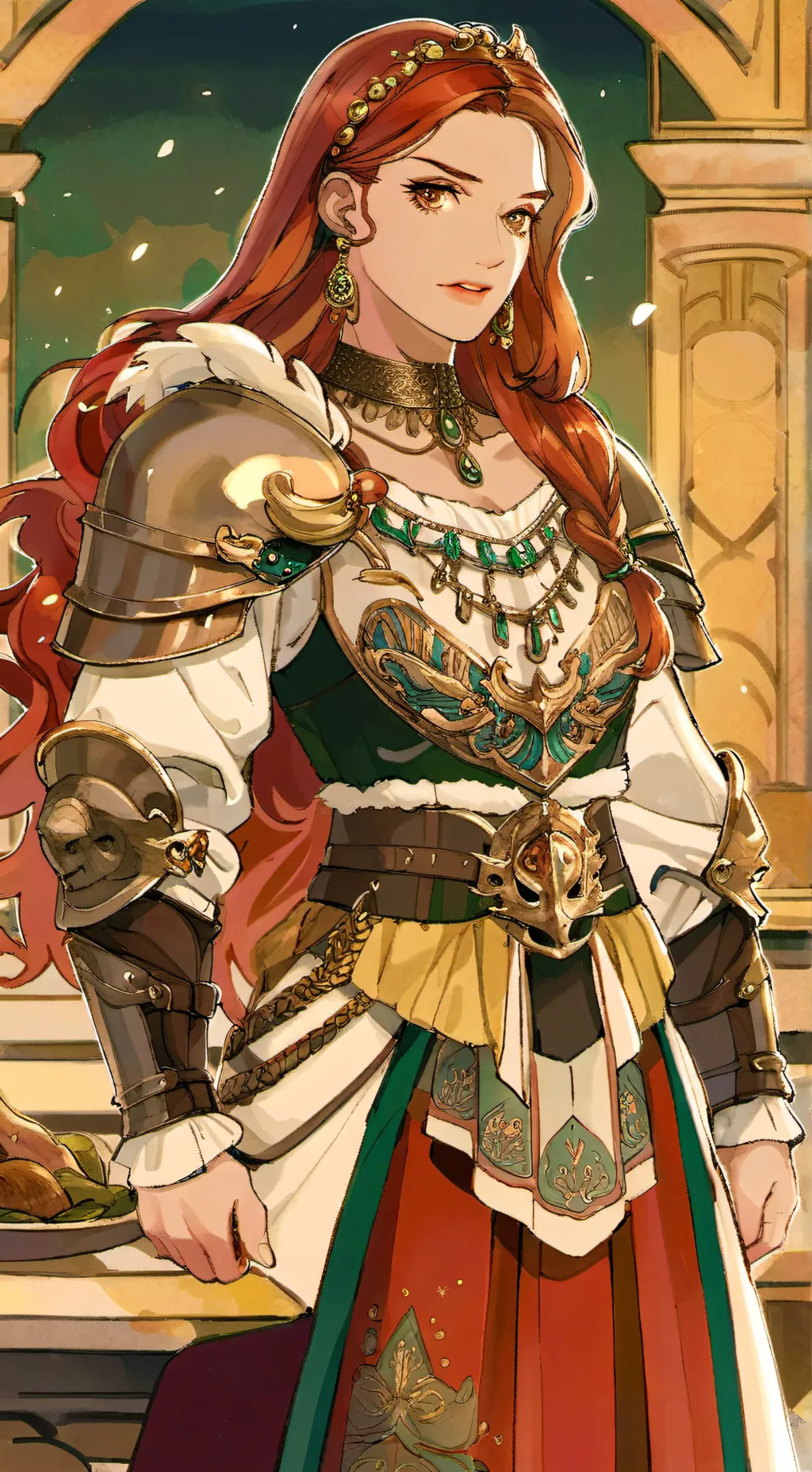 ai character: Lornaria Nudra background