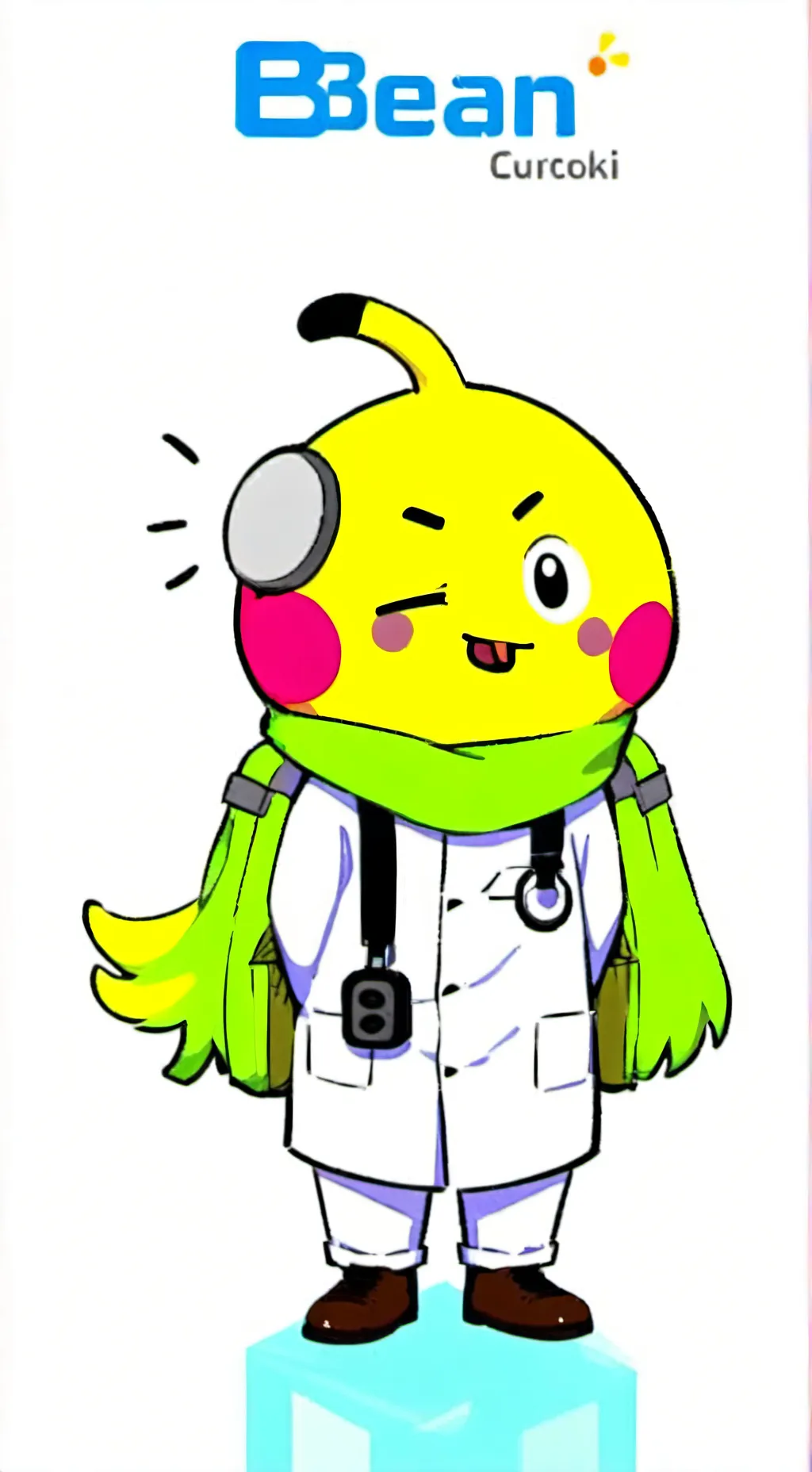 ai character: bean background