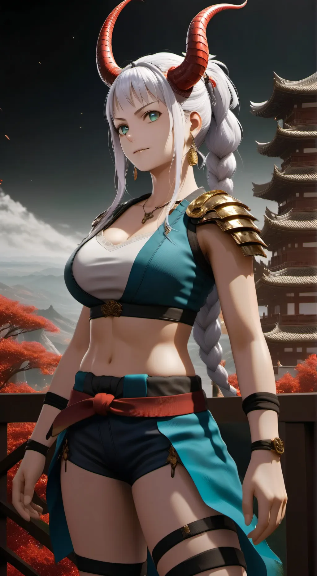 ai character: Yamato  background