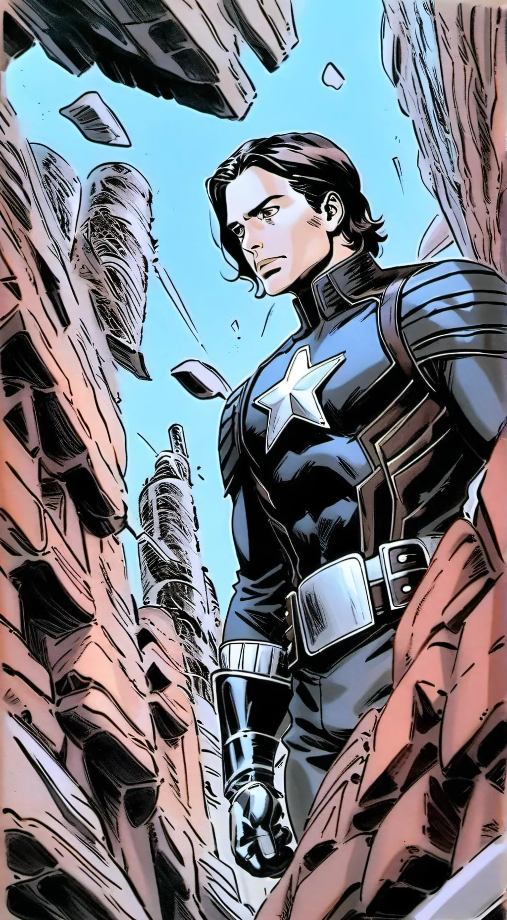ai character: Bucky🌹 background