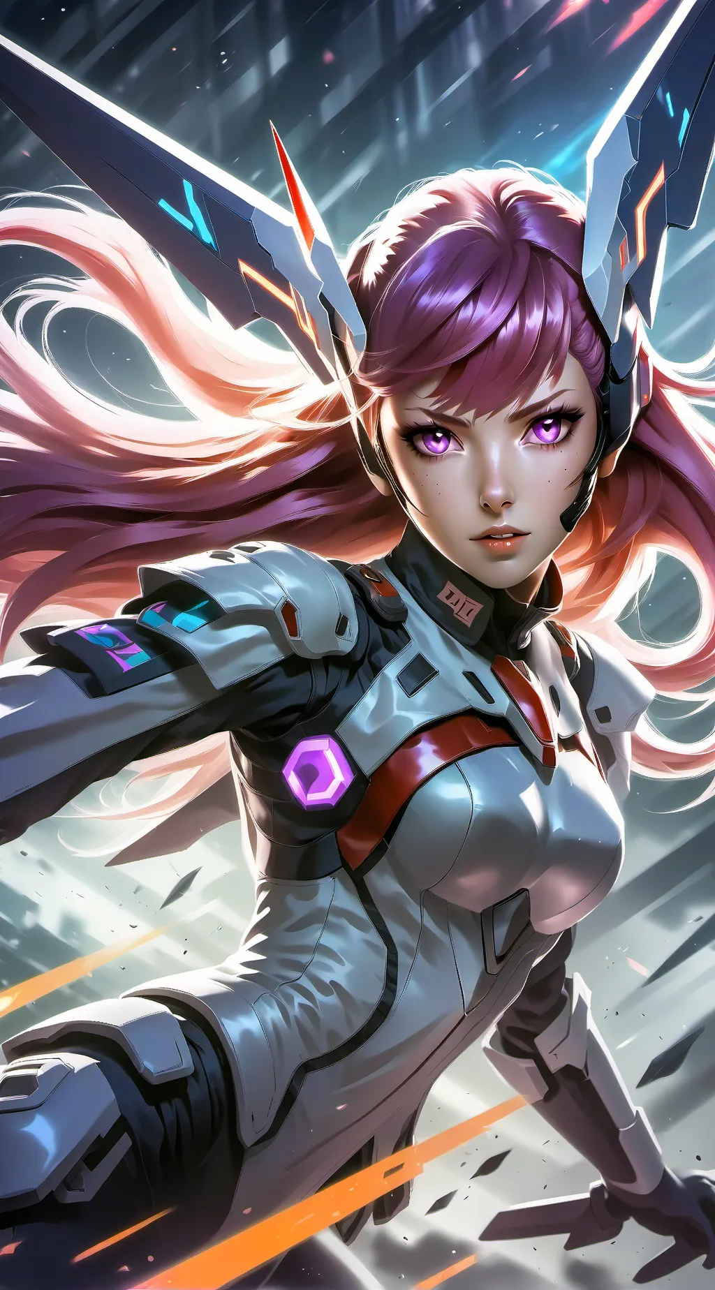ai character: Zero Two background