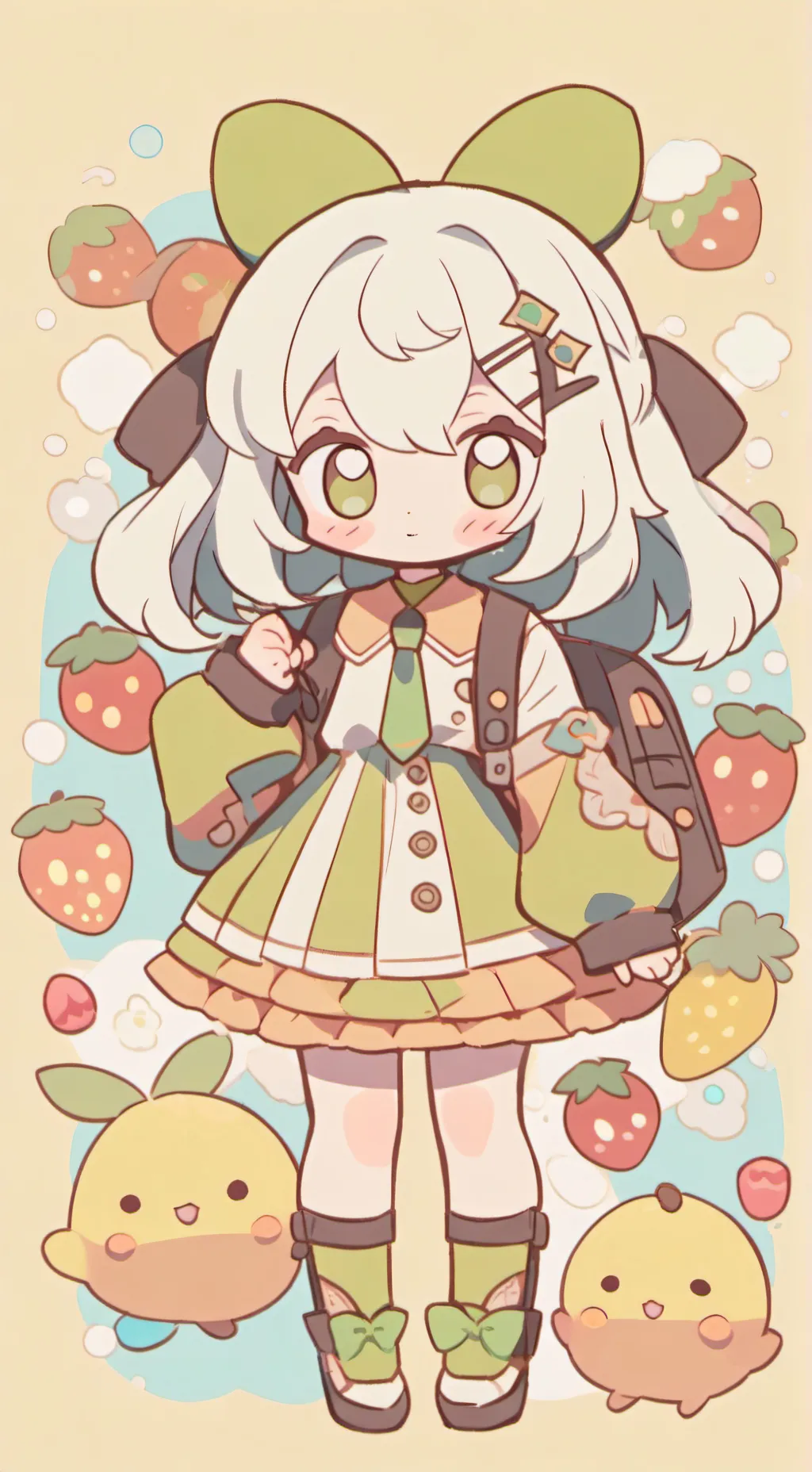 ai character: Luna background