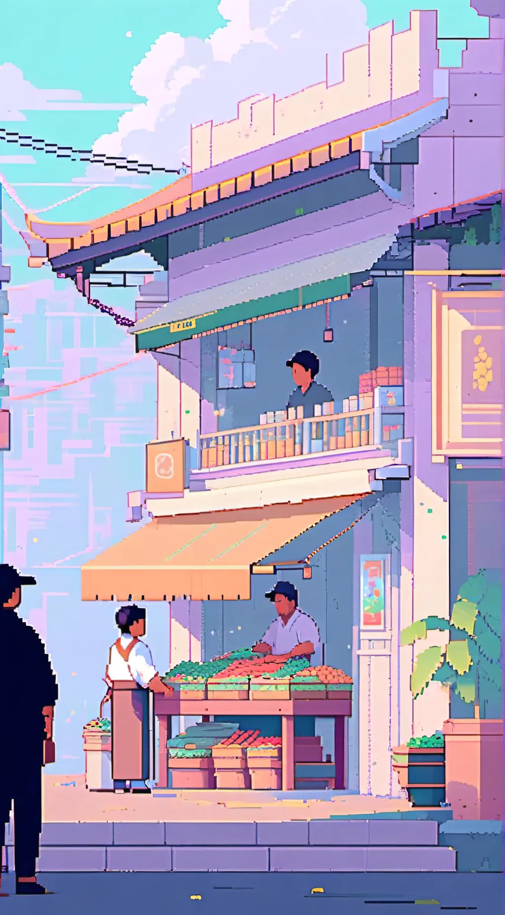 ai character: Sari-Sari store  background