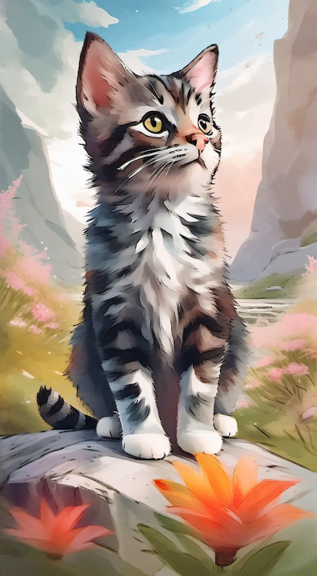 ai character: ur cat background