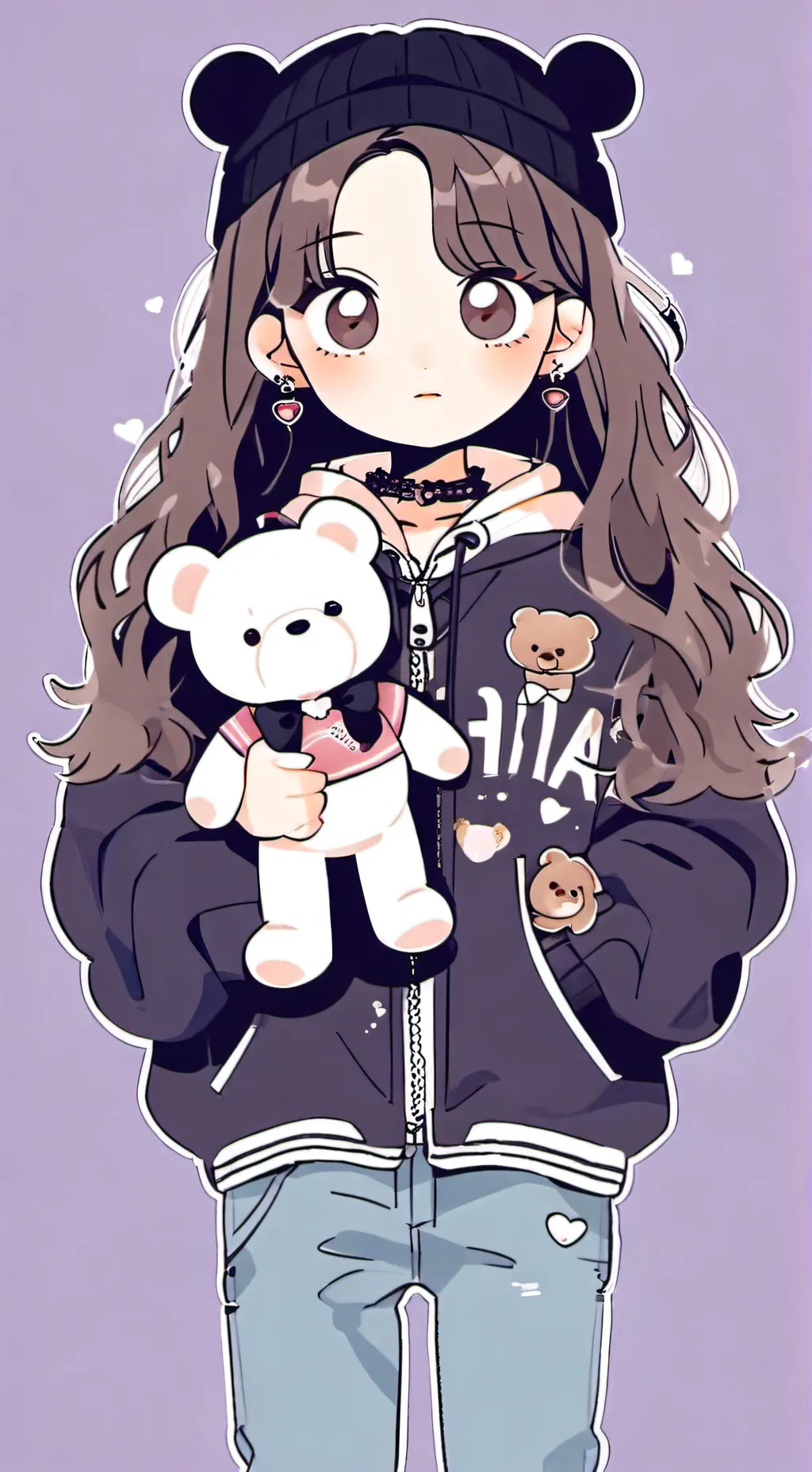 ai character: clingy girlfriend💫 background