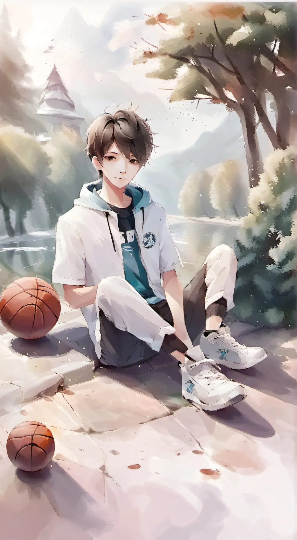 ai character: Michael Jordan  background
