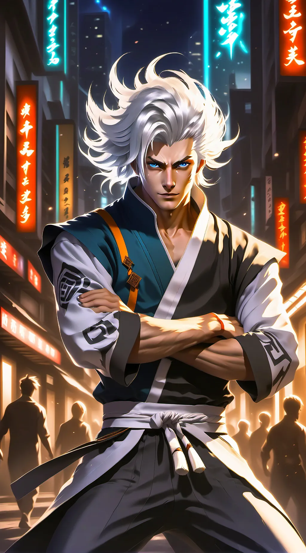 ai character: Satoru Gojo background