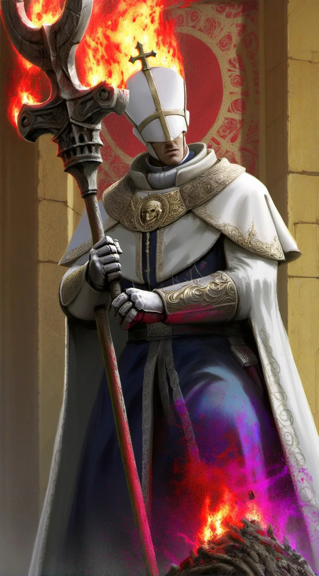 ai character: Pope Alexander  background