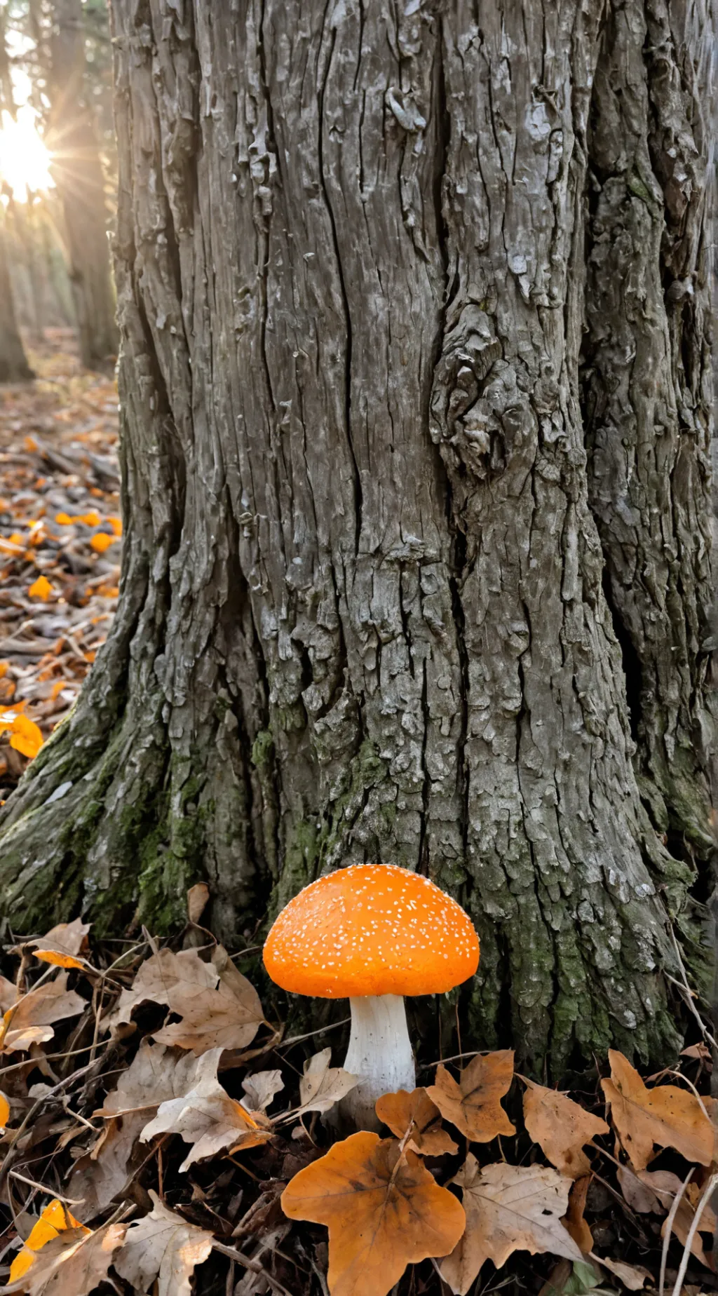 ai character: A Mushroom  background