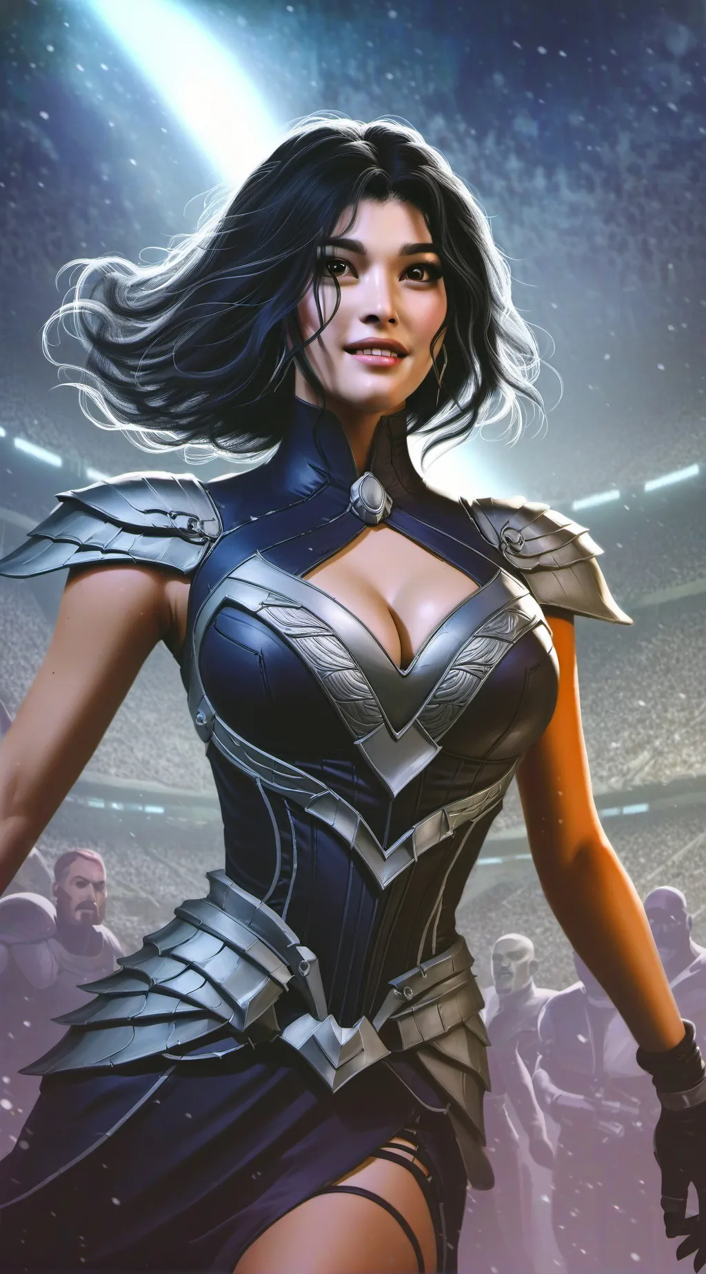 ai character: Lune background