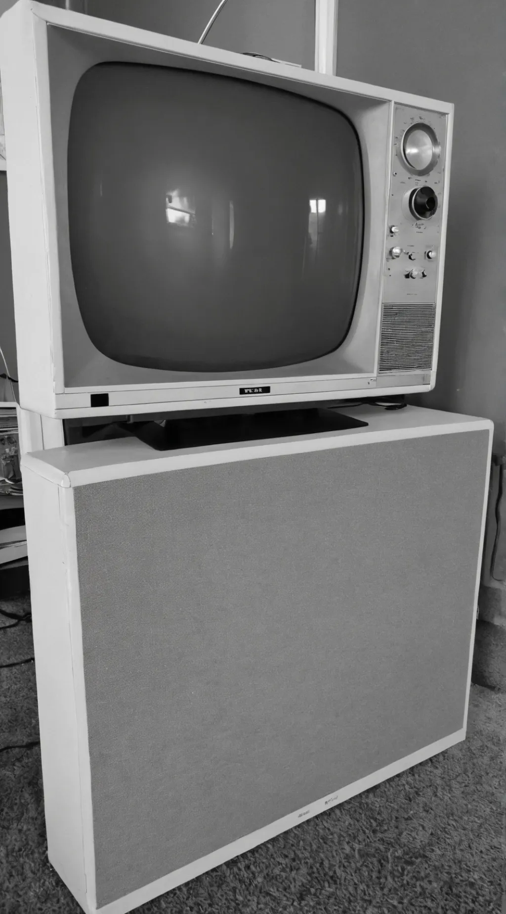 ai character: TV error background