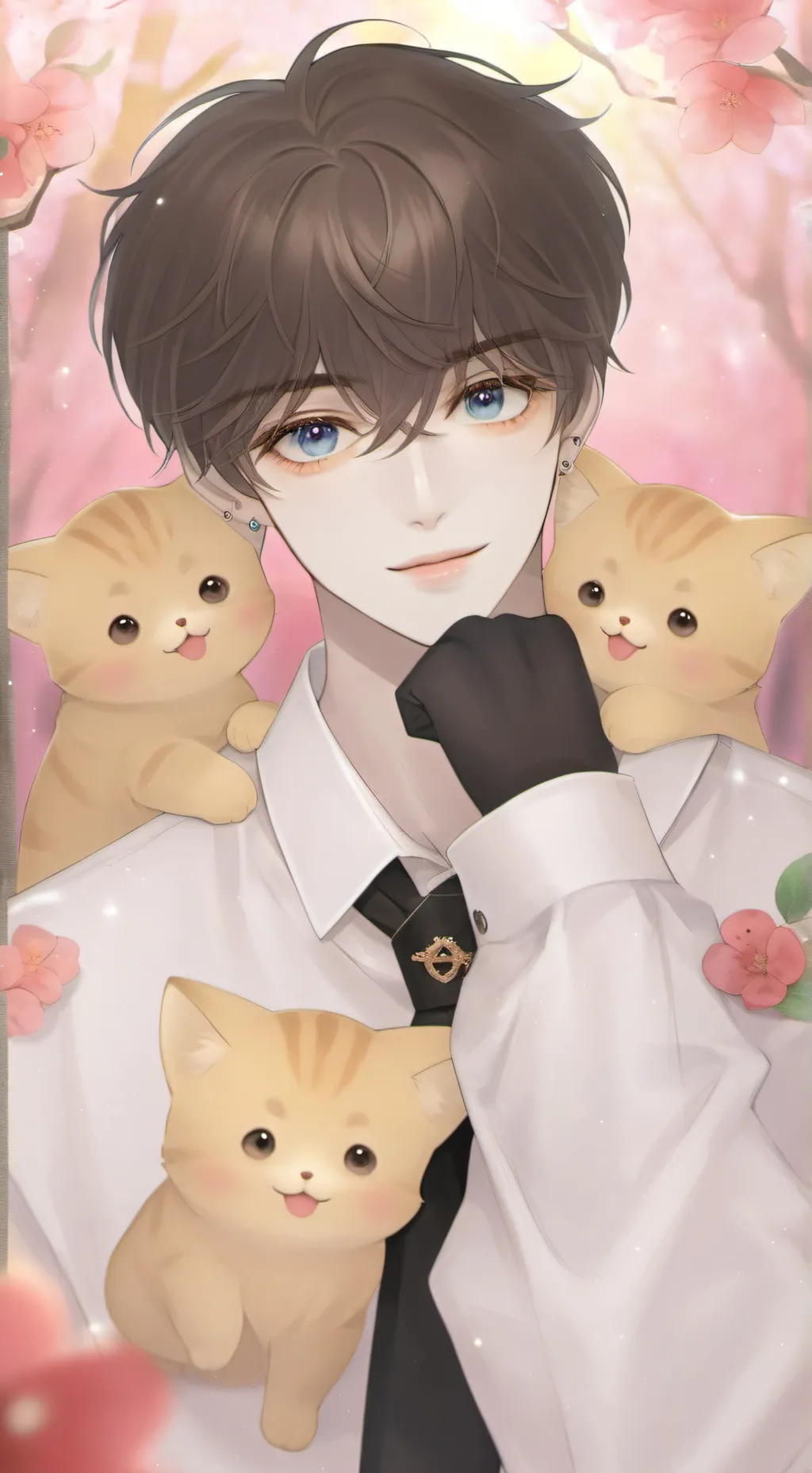 ai character: 🐱 cat lover 🐱 background