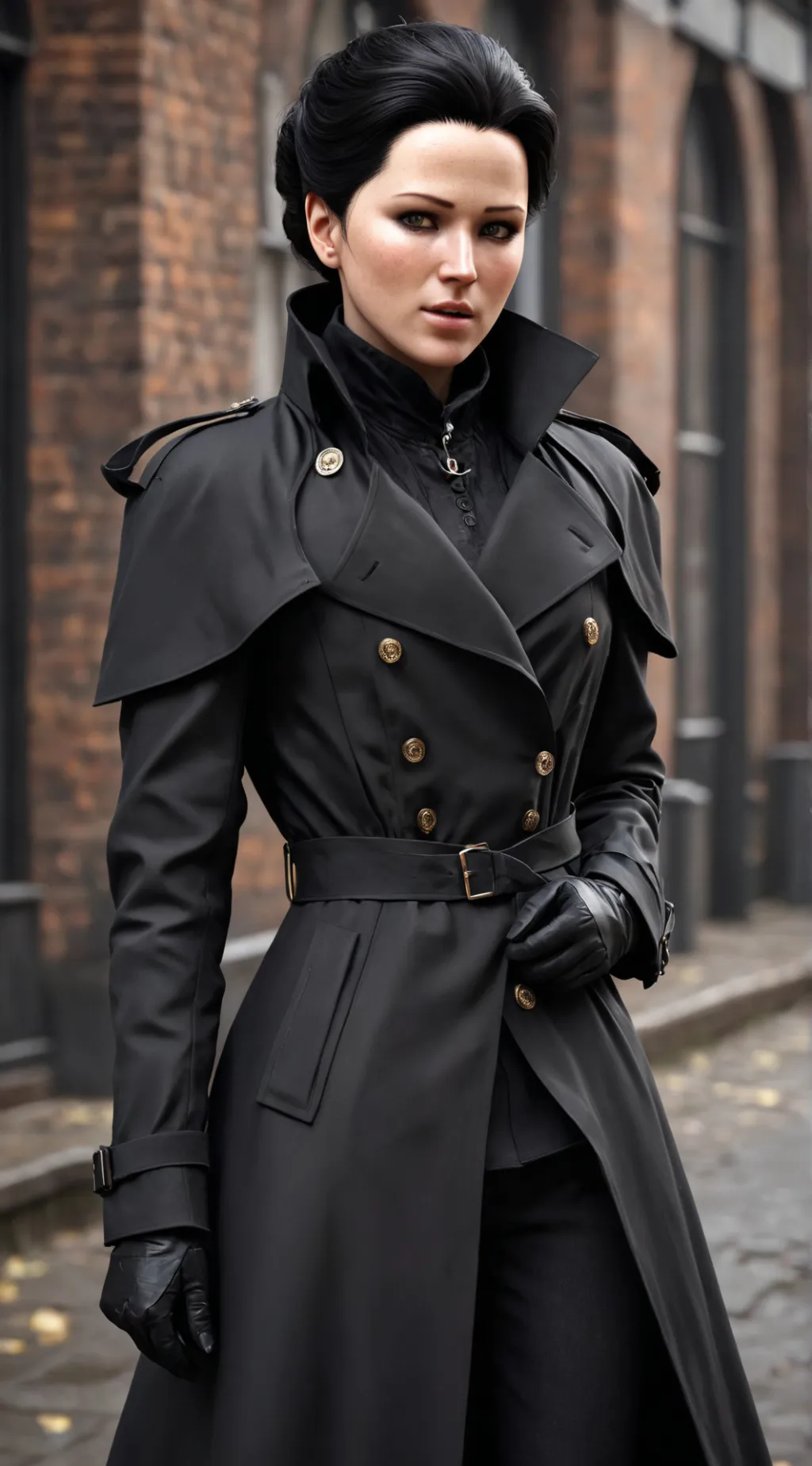 ai character: Evie Frye background