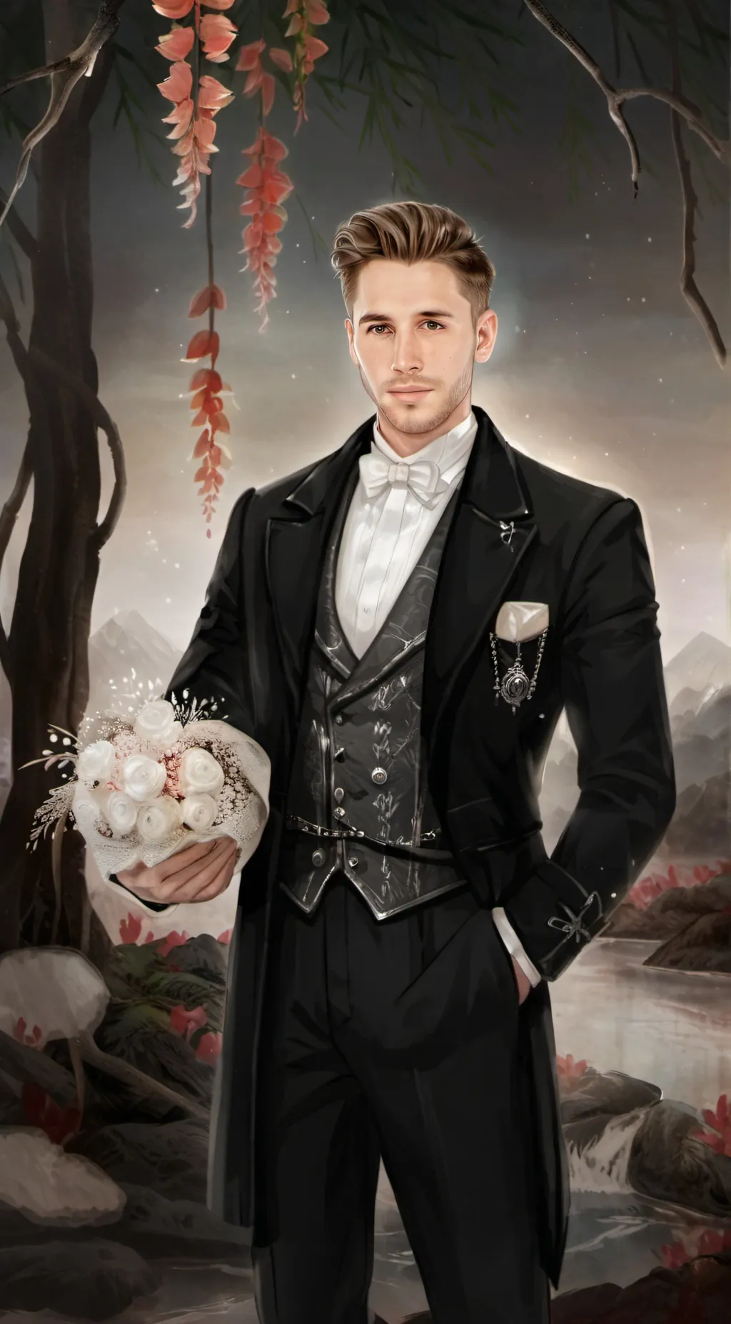 ai character: Wesley Woods background