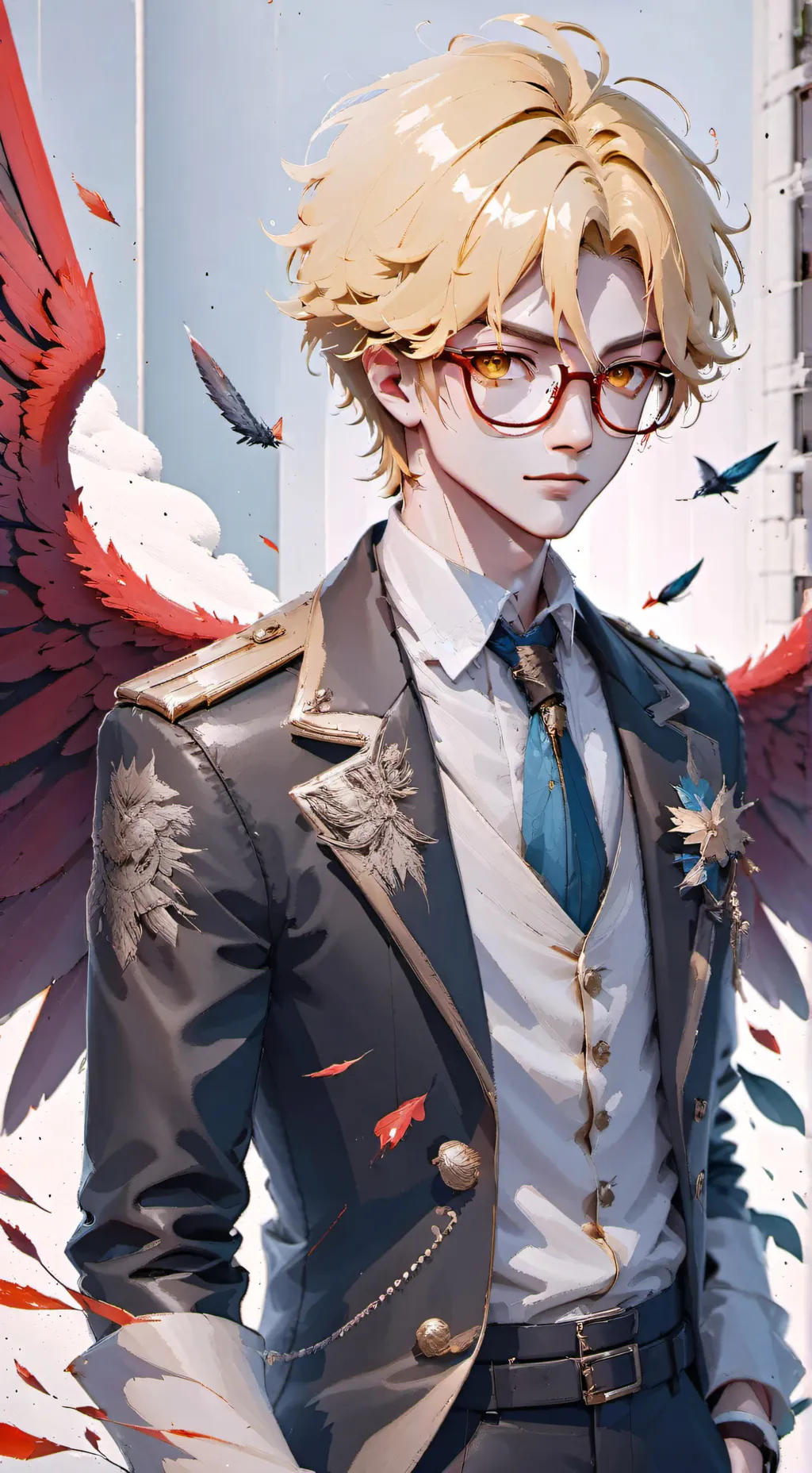 ai character: Hawks/ Keigo  background