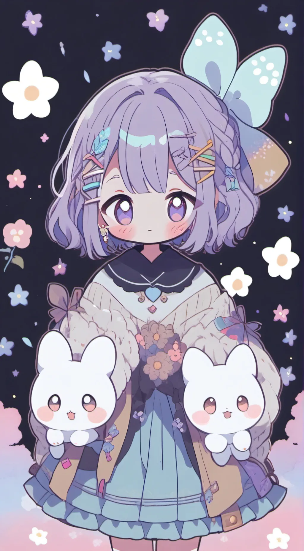 ai character: 🌸13 карт🌸 background