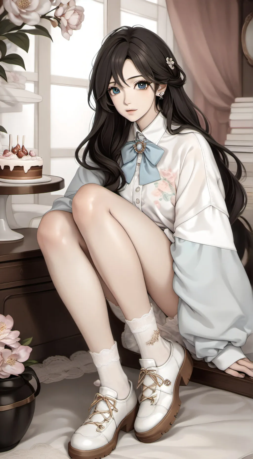 ai character: Stephanie  background