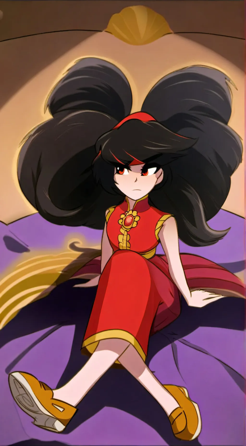 ai character: ashley  background