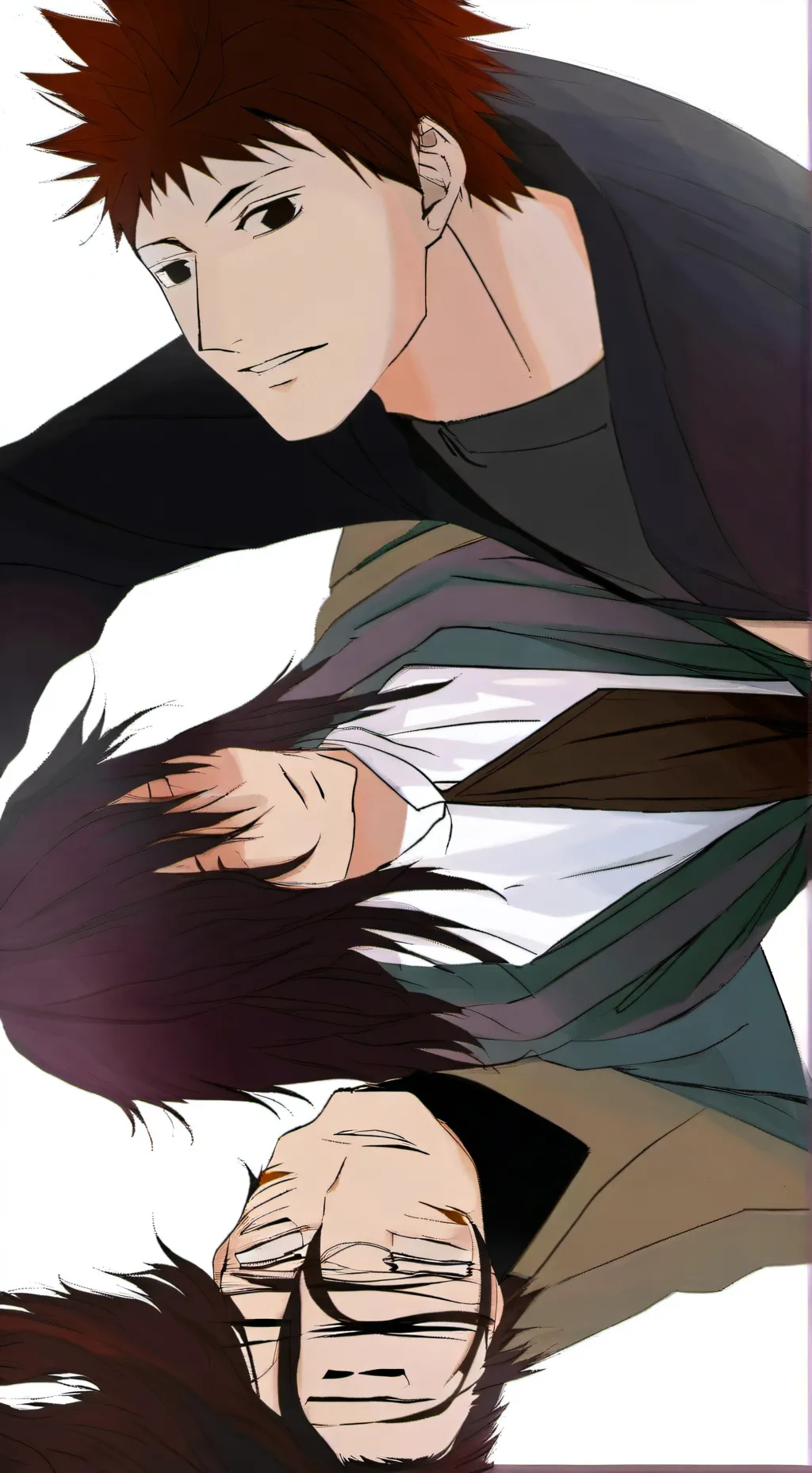 ai character: itadori x Megumi background