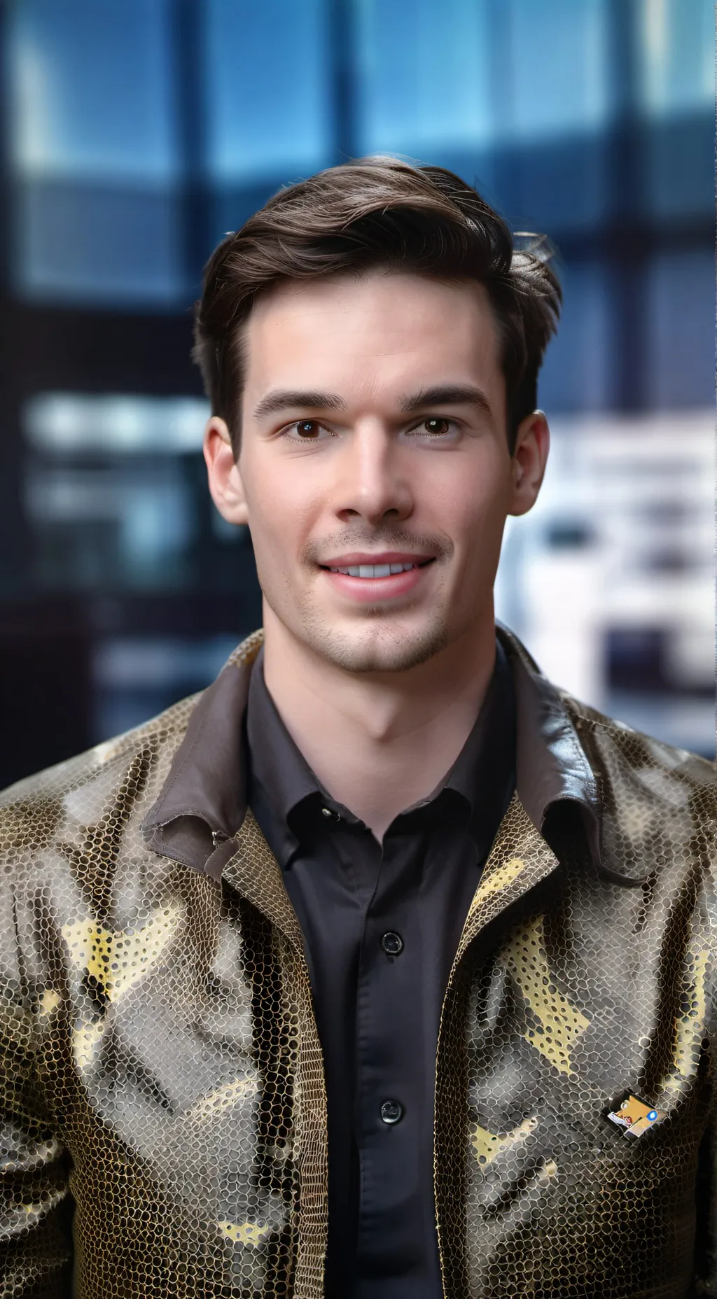 ai character: Matthew Patrick  background