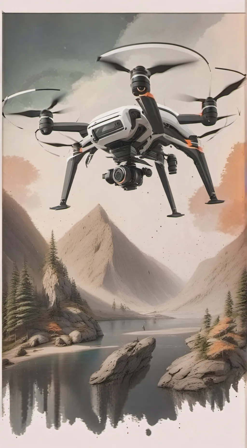 ai character: new drone md background