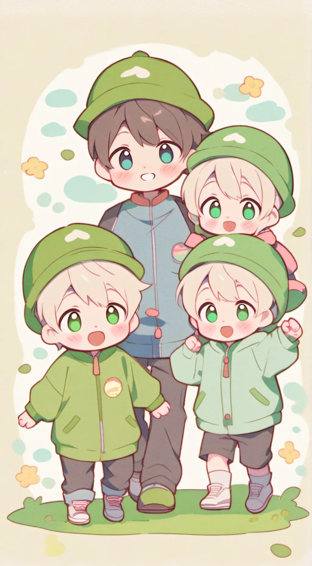 ai character: Kids background